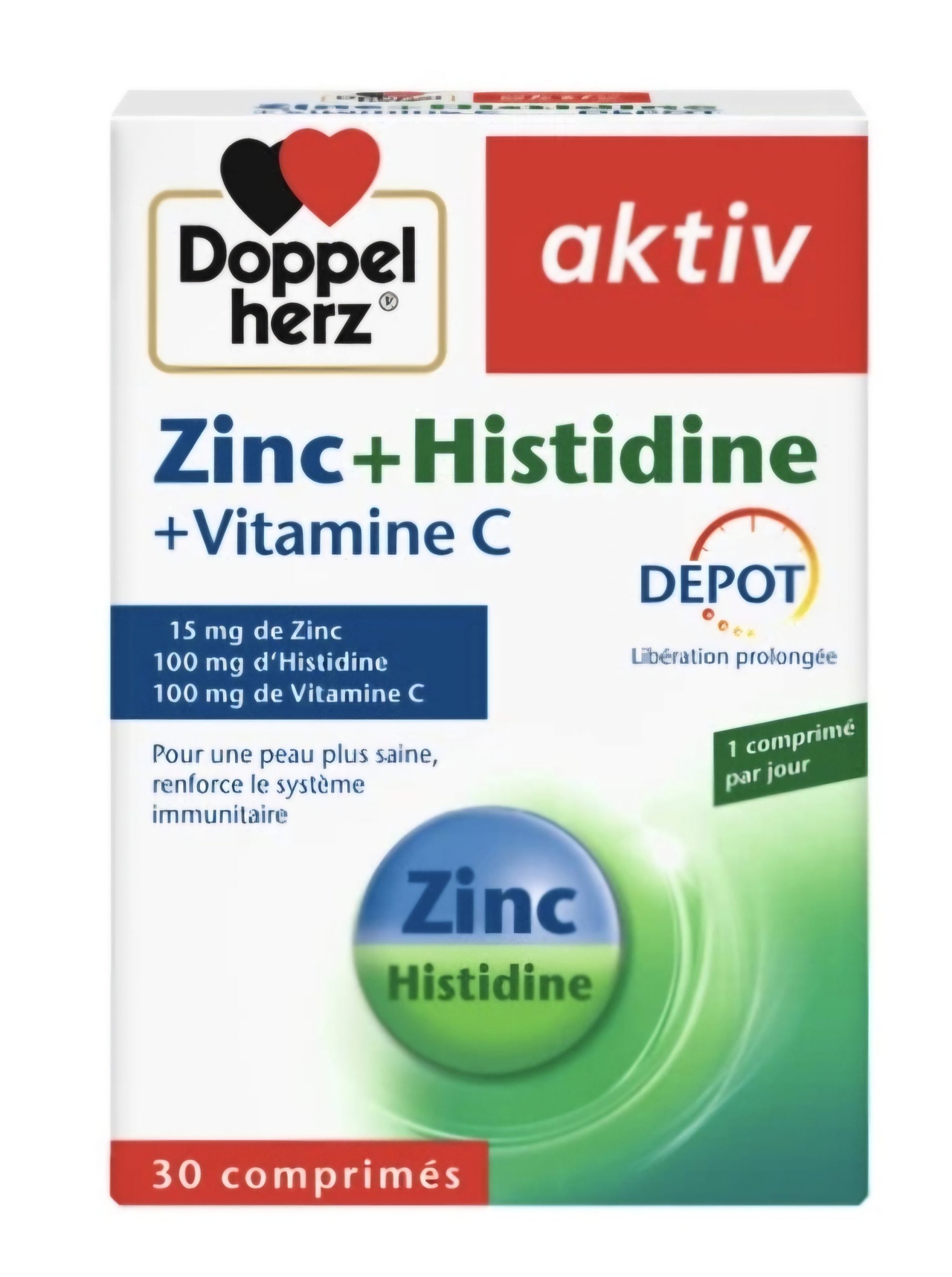 AKTIV ZINC+HISTIDINE+ VIT. C B/30
