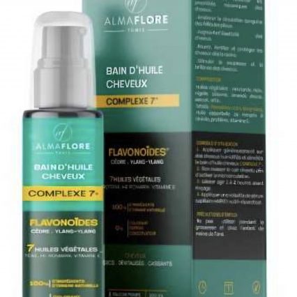 ALMAFLORE BAIN HUILE POUR CHEVEUX 1