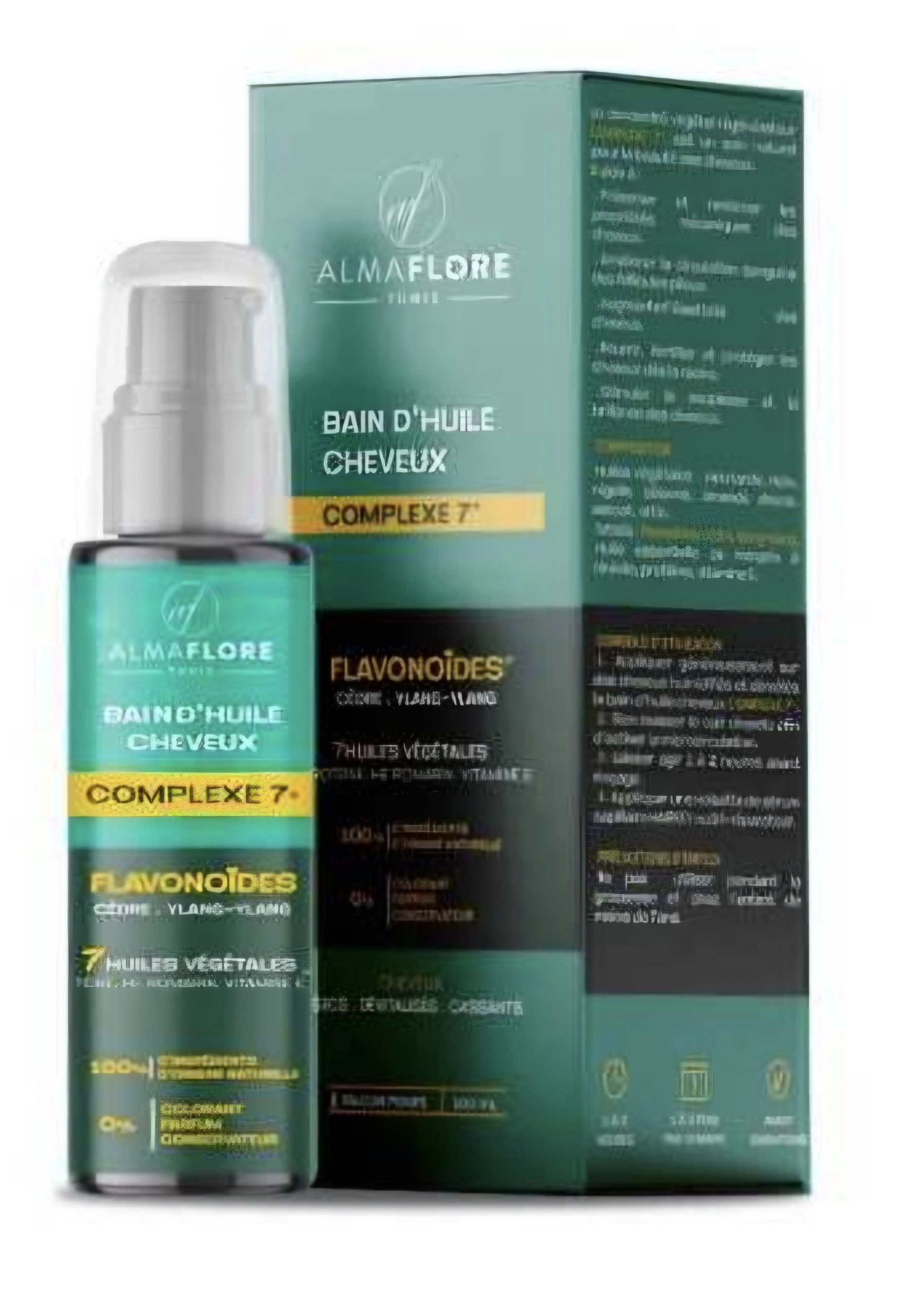 ALMAFLORE BAIN HUILE POUR CHEVEUX 1