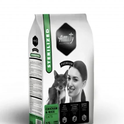 AMITY STERILISED CAT CHIKEN 1.5KG