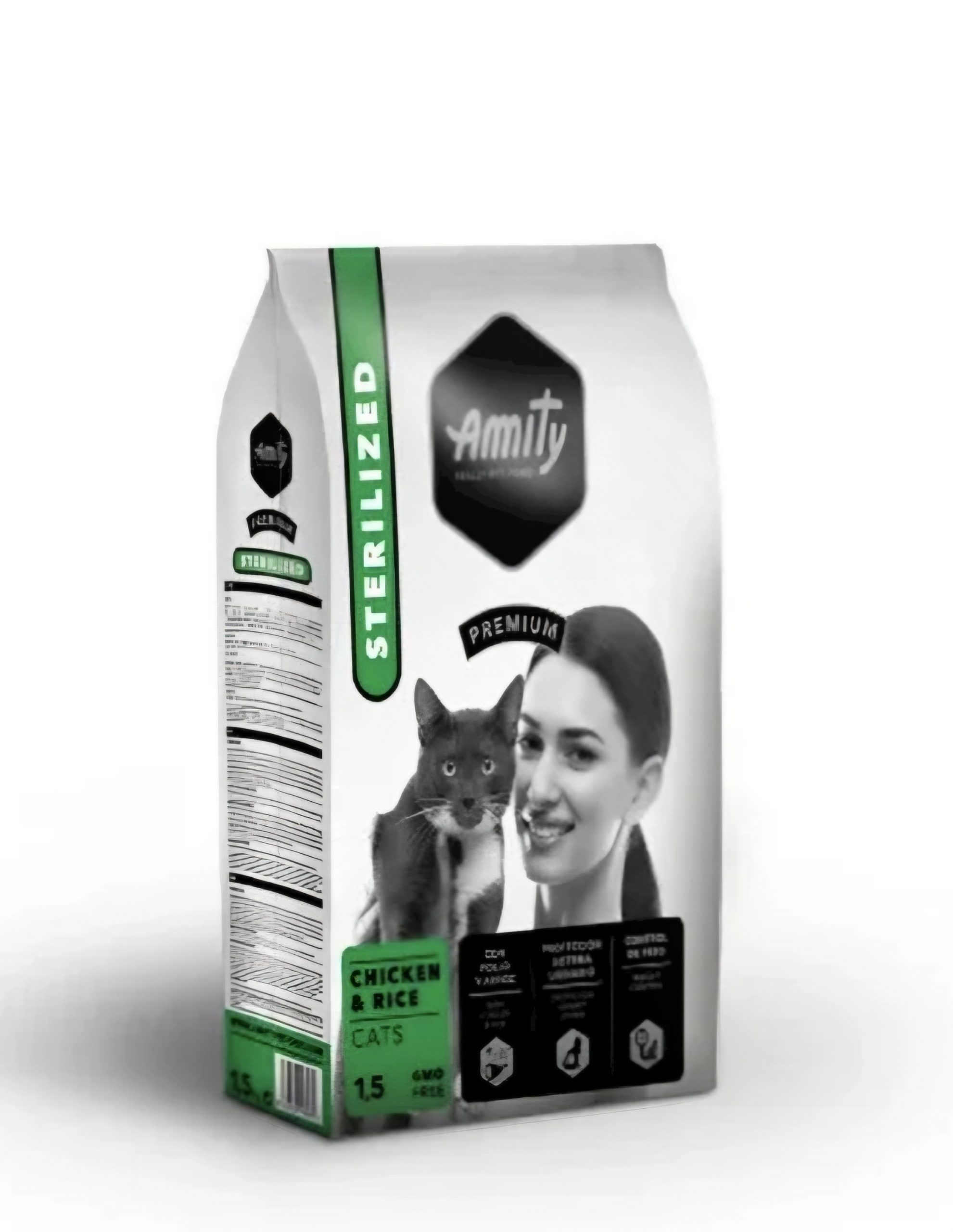 AMITY STERILISED CAT CHIKEN 10KG