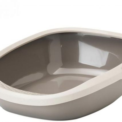 BAC A LITIERE GIZMO 44*35.5*12 GRIS