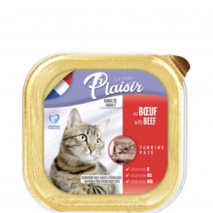 BARQUETTE PLAISIR PATE BŒUF 100 GR