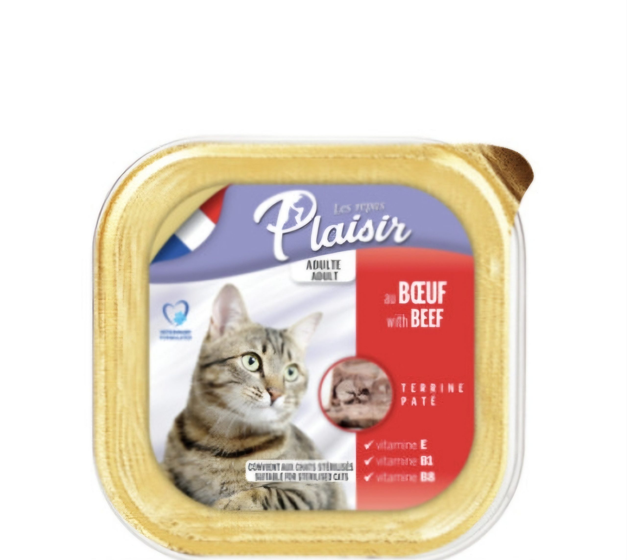 BARQUETTE PLAISIR PATE BŒUF 100 GR