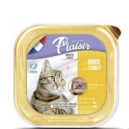 BARQUETTE PLAISIR PATE DINDE 100 GR