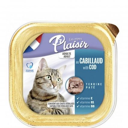 BARQUETTE PLAISIR PATE POISSON 100G