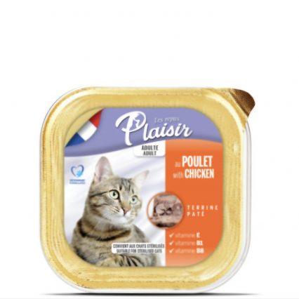 BARQUETTE PLAISIR PATE POULET 100GR