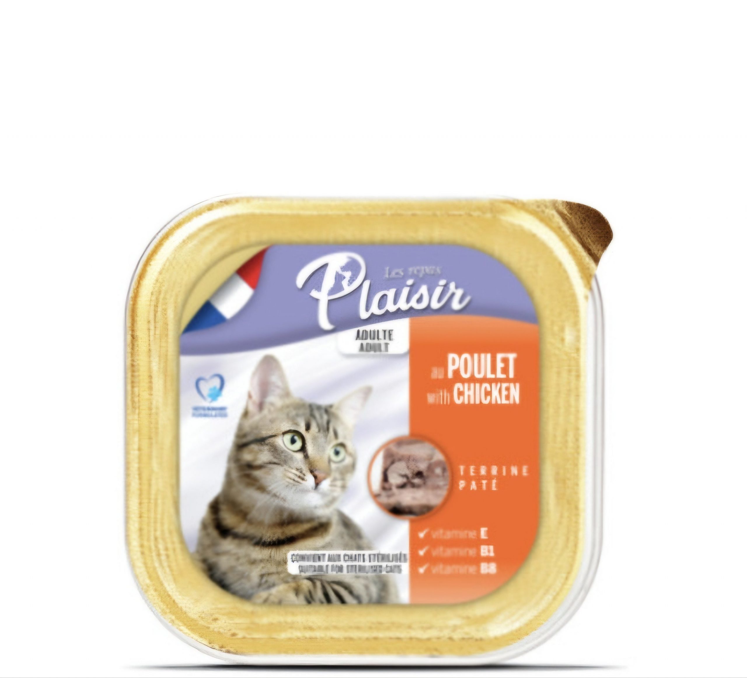 BARQUETTE PLAISIR PATE POULET 100GR