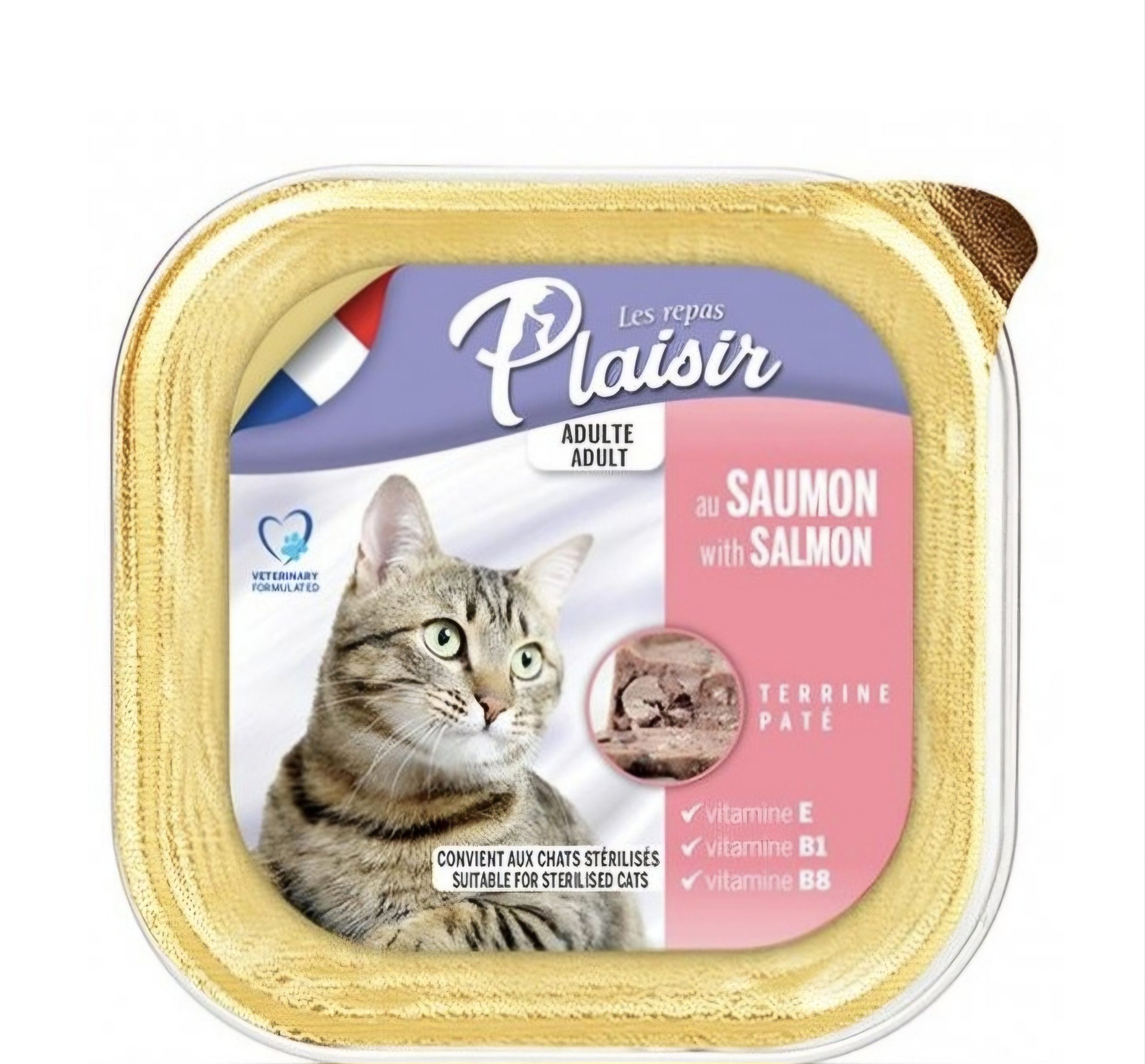 BARQUETTE PLAISIR PATE SAUMON 100GR