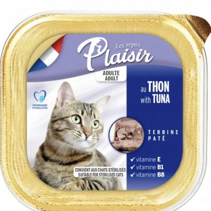 BARQUETTE PLAISIR PATE THON 100 GR