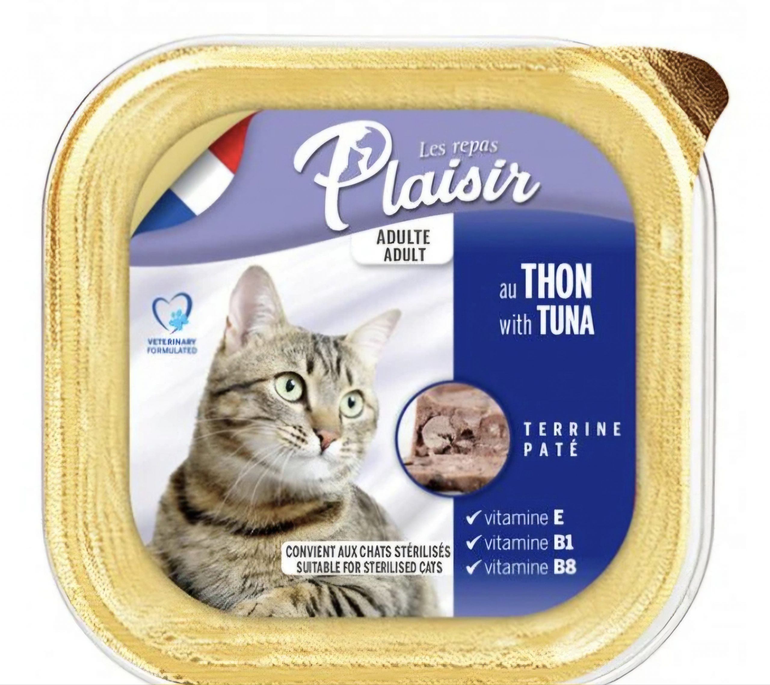 BARQUETTE PLAISIR PATE THON 100 GR