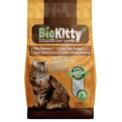 BIOKITTY LITIÈRE AGGLOMÉRANTE COMPACT 20L