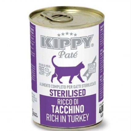 BOITE KIPPY CAT STERILISE DINDE 400