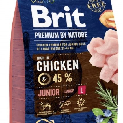 BRIT PREMIUM BY NATURE JUNIOR L AU POULET 3 KG