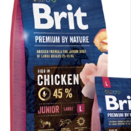 BRIT PREMIUM BY NATURE JUNIOR L AU POULET 15KG