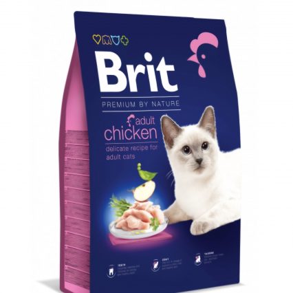 BRIT PREMIUM BY NATURE POUR CHAT ADULT POULET 8KG
