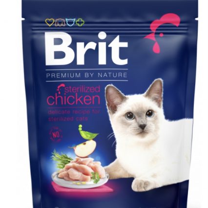 BRIT PREMIUM BY NATURE POUR CHAT STERILISER POULET 1.5 KG