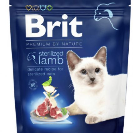 BRIT PREMIUM BY NATURE POUR CHAT STERILER LAMB 1.5KG
