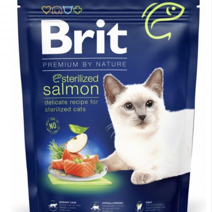 BRIT PREMIUM BY NATURE POUR CHAT STERILISER SALMON 1.5KG