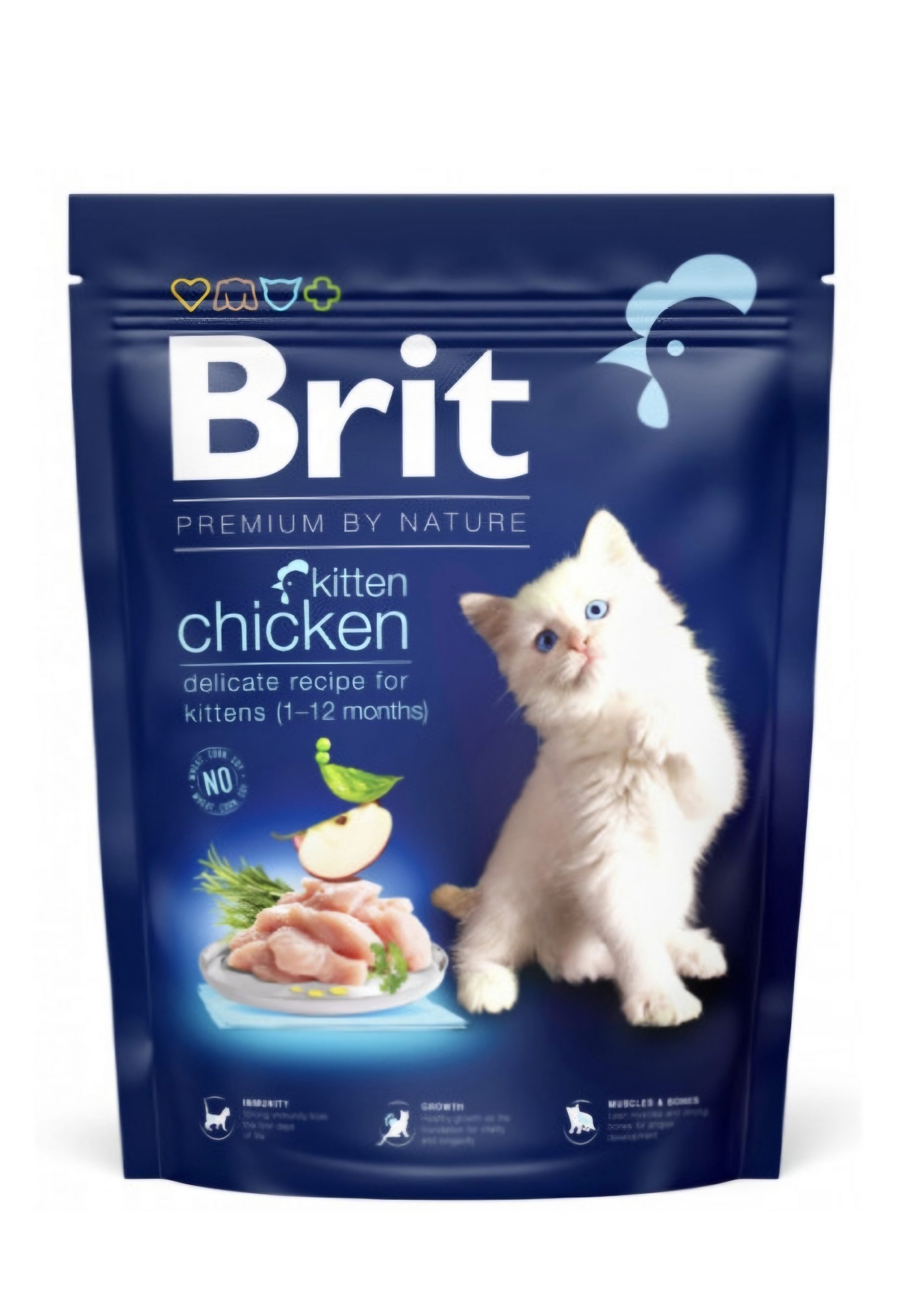 BRIT PREMIUM BY NATURE POUR CHATON poulet 1.5KG
