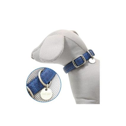 COLLIER MYLORD 35-50X20MM BLEU MARI