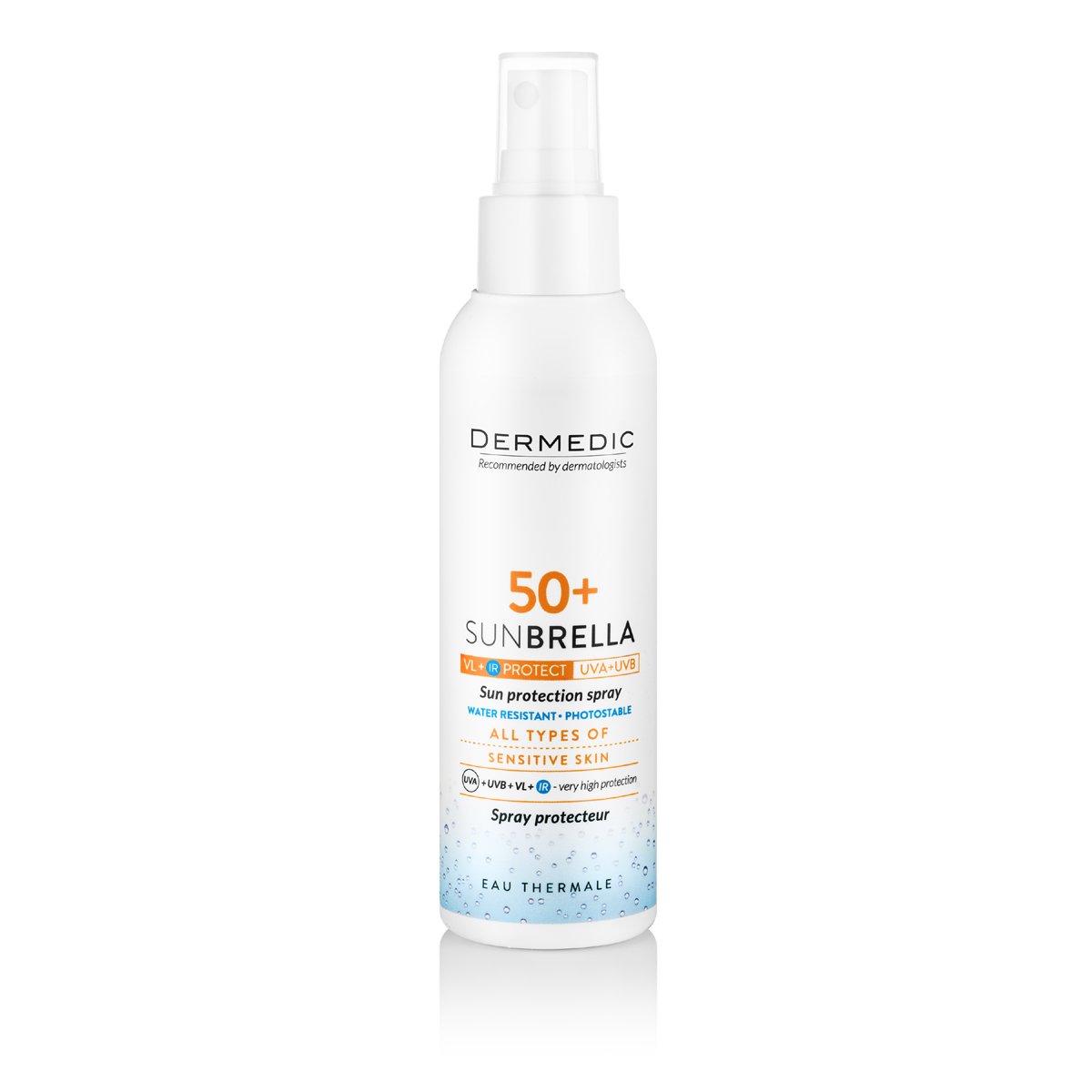 DERMEDIC 50+ECRAN SPRAY ADULTE 150