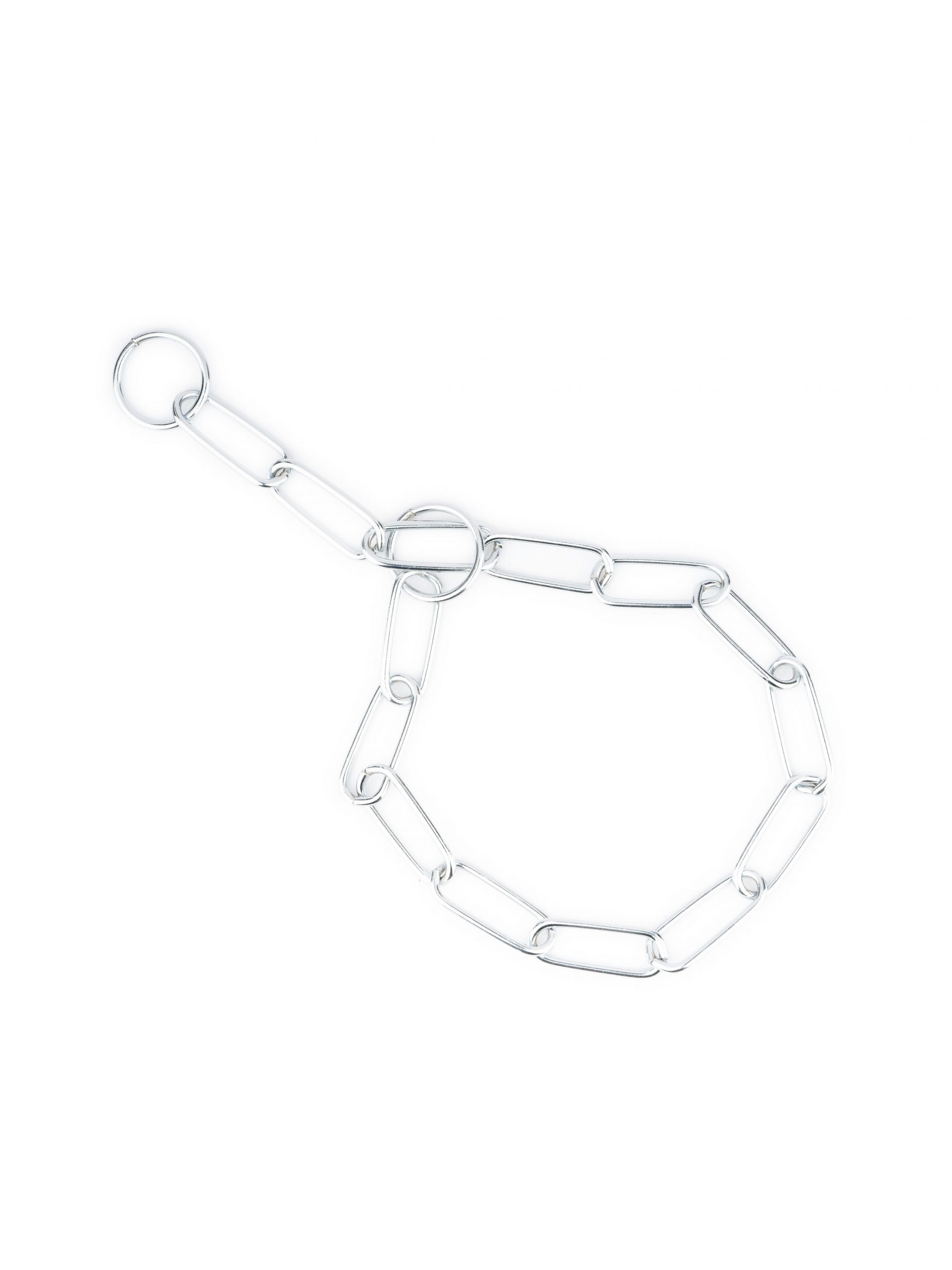COLLIER 1/2 ETRANGLEUR CHROME 40 cm