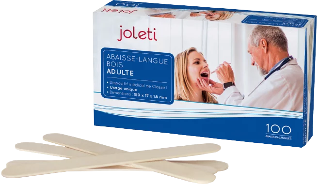 ABAISSE LANGUE EN BOIS B/100