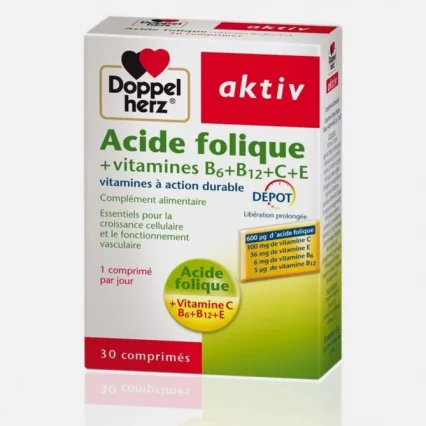 AKTIV ACIDE FOLIQUE VIT B/30CP