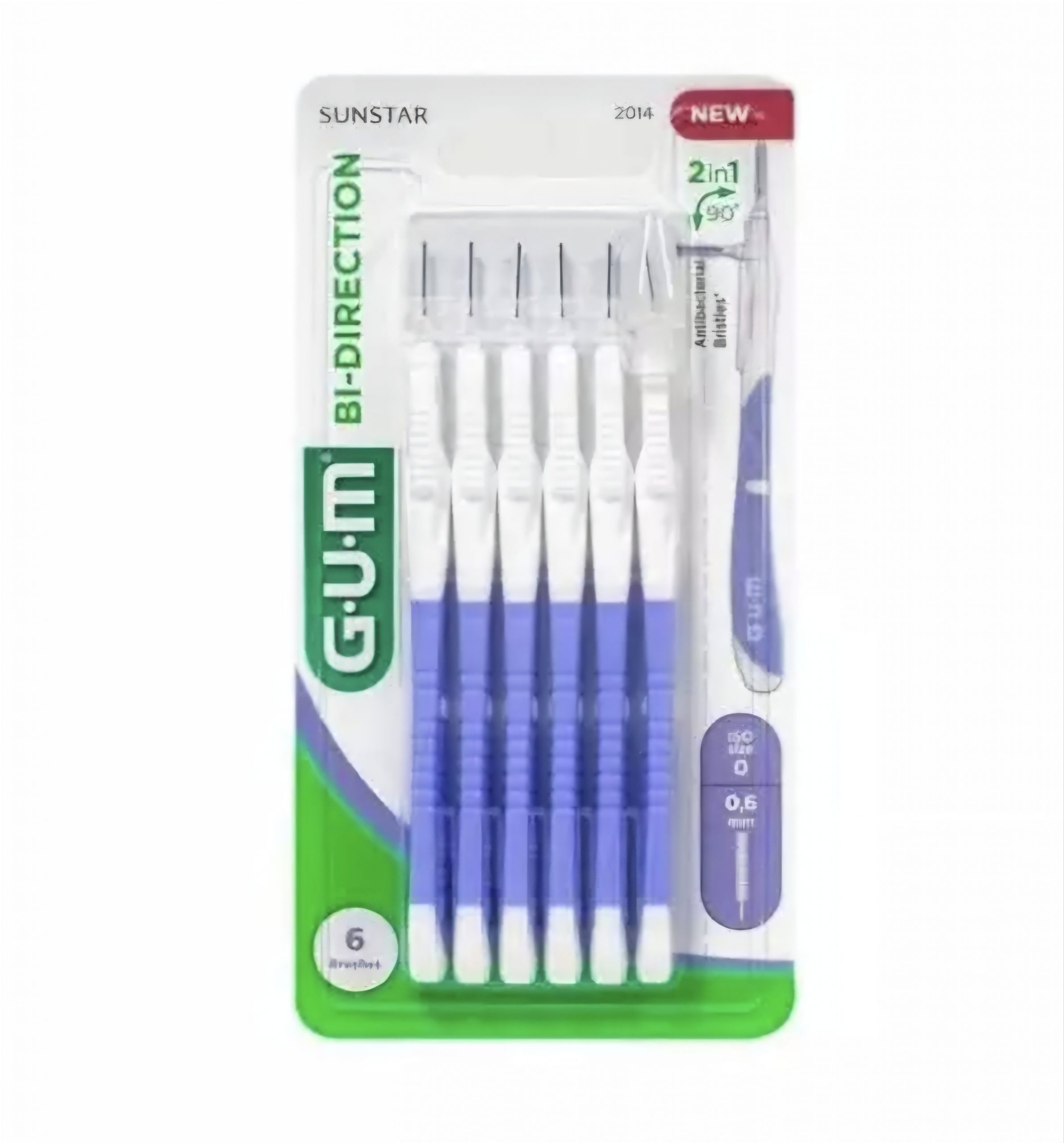 GUM BROSET BI-DIRECTION 0.6MM BT/6