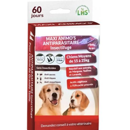 INSECTIFUGE MOYEN CHIEN 2*4 ML
