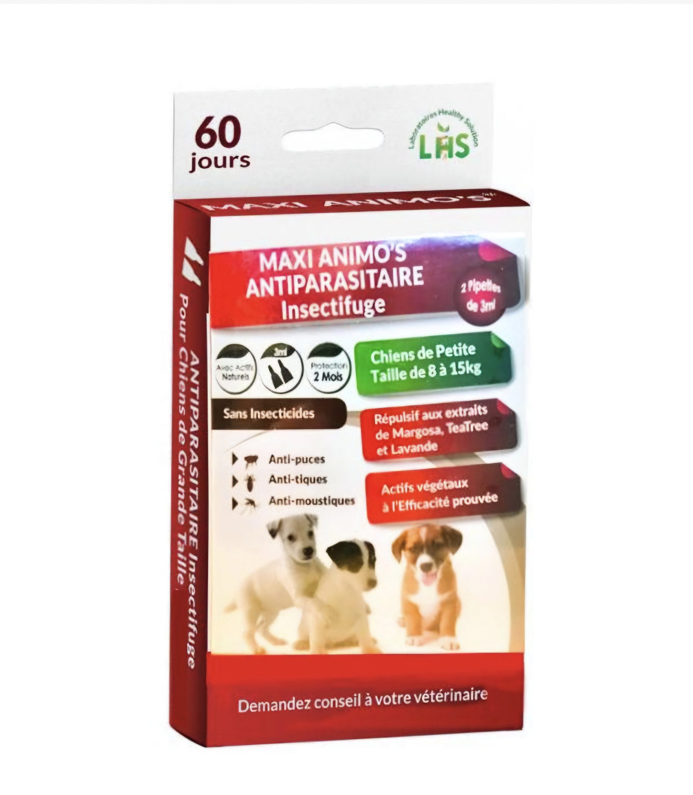 INSECTIFUGE PETIT CHIEN 2*3ML