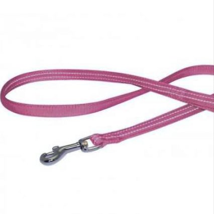 LAISSE SOFT REFL. 15x1200mm Fushia