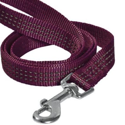 LAISSE SOFT REFL. 20 x1200mm CHERRY