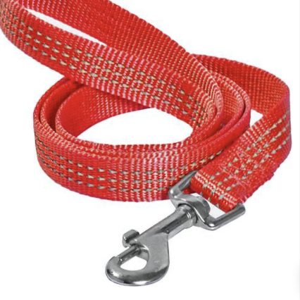 LAISSE SOFT REFL. 20 x1200mm ROUGE