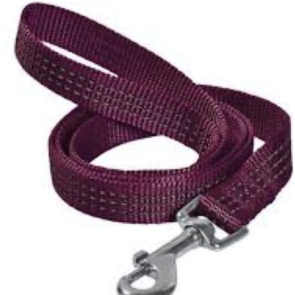 LAISSE SOFT REFL. 25 x1200mm CHERRY