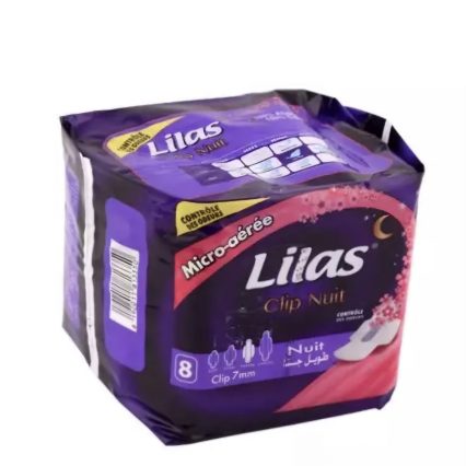 LILAS CLIP POCKET NUIT 8P