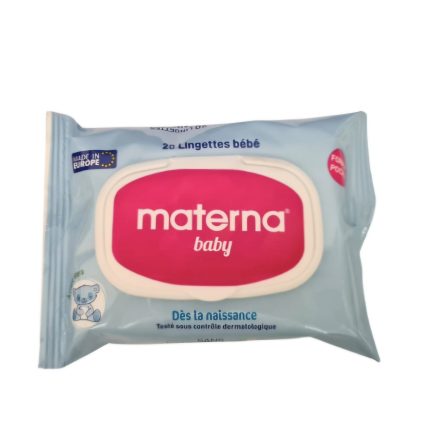 MATERNA LINGETTE BEBE BLEU BT/20