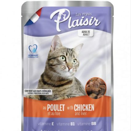 POCHON PLAISIR POULET/FOIE 100 GR