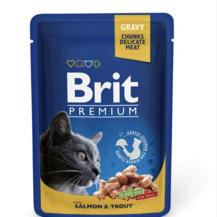 POCHONS BRIT PREMIUM SAUMON ET TRUITE