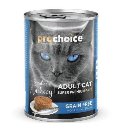 PROCHOICE GF PATE CHAT SARDINE 400