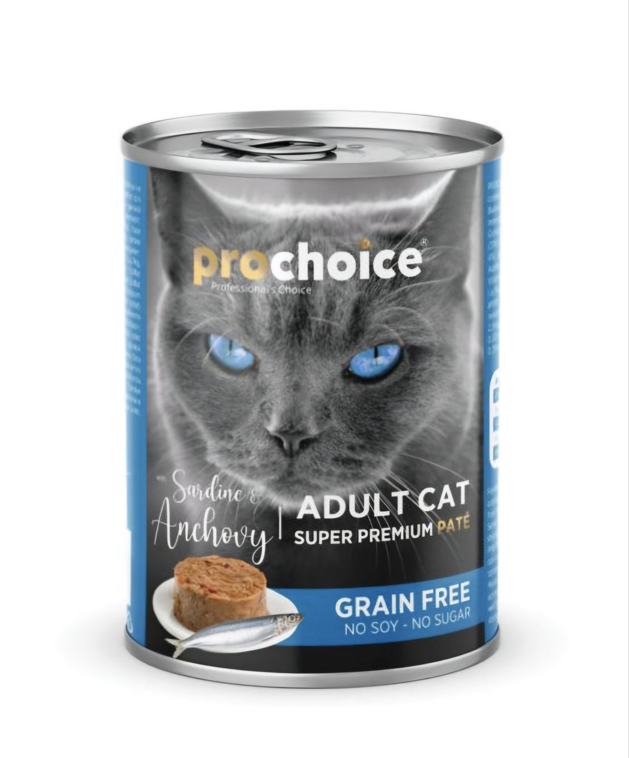 PROCHOICE GF PATE CHAT SARDINE 400