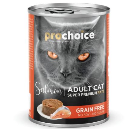 PROCHOICE GF PATE CHAT SAUMON 400 G
