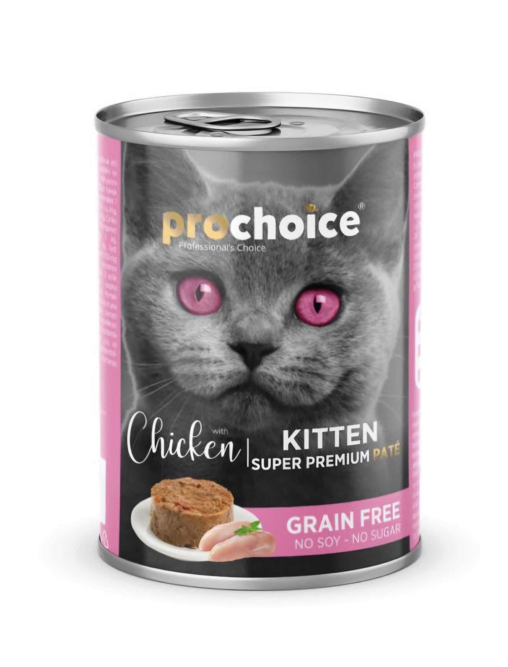 PROCHOICE GF PATE CHATTON POULET 400GR