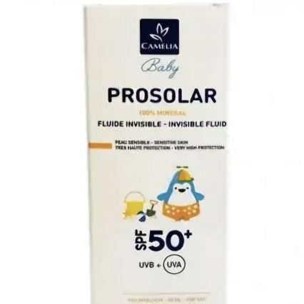 PROSOLAR 50+ FLUIDE MINERAL BEBE-ENFANT SPF50