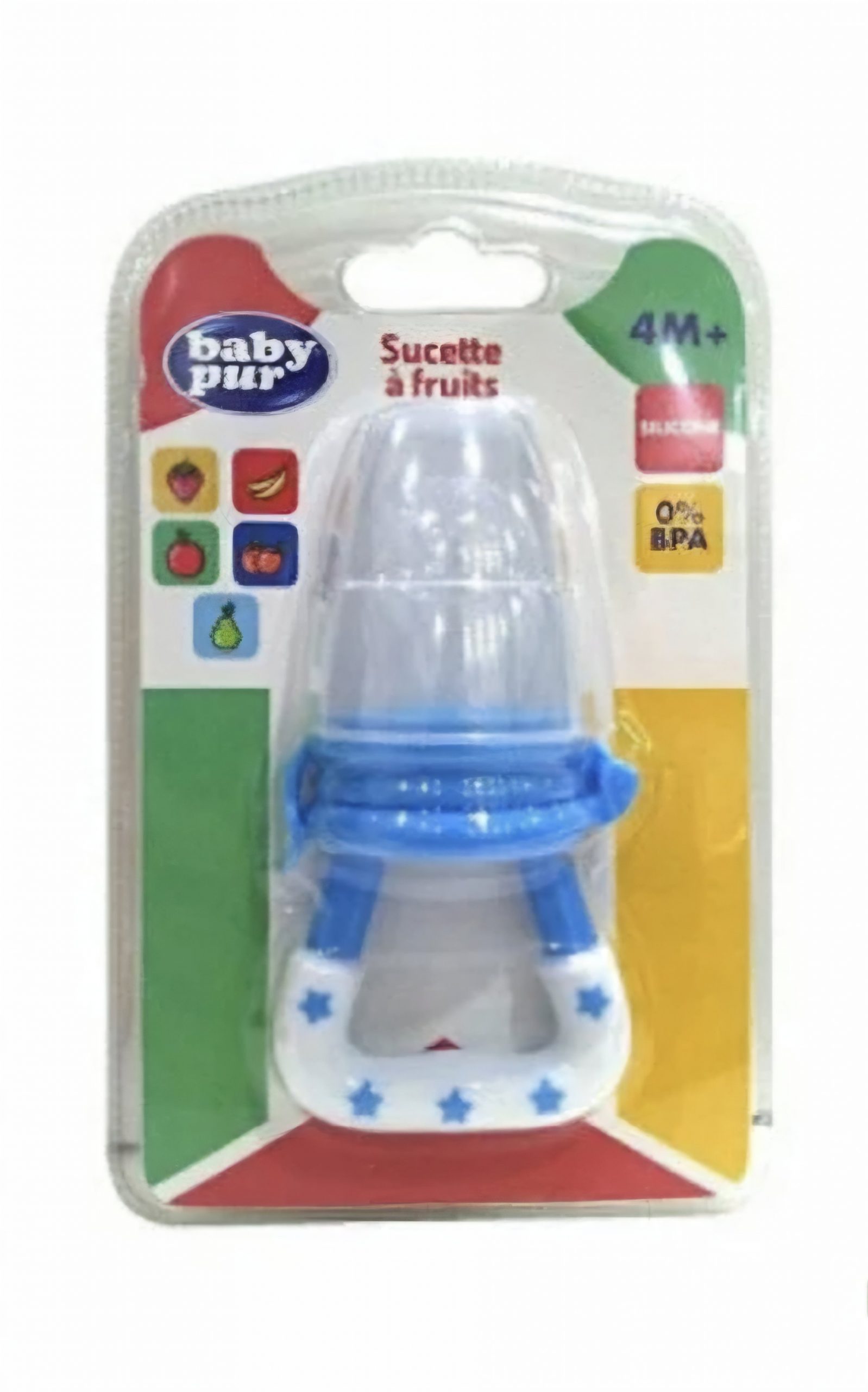 PUR SUCETTE A FRUITS SILICONE 4M+ 7