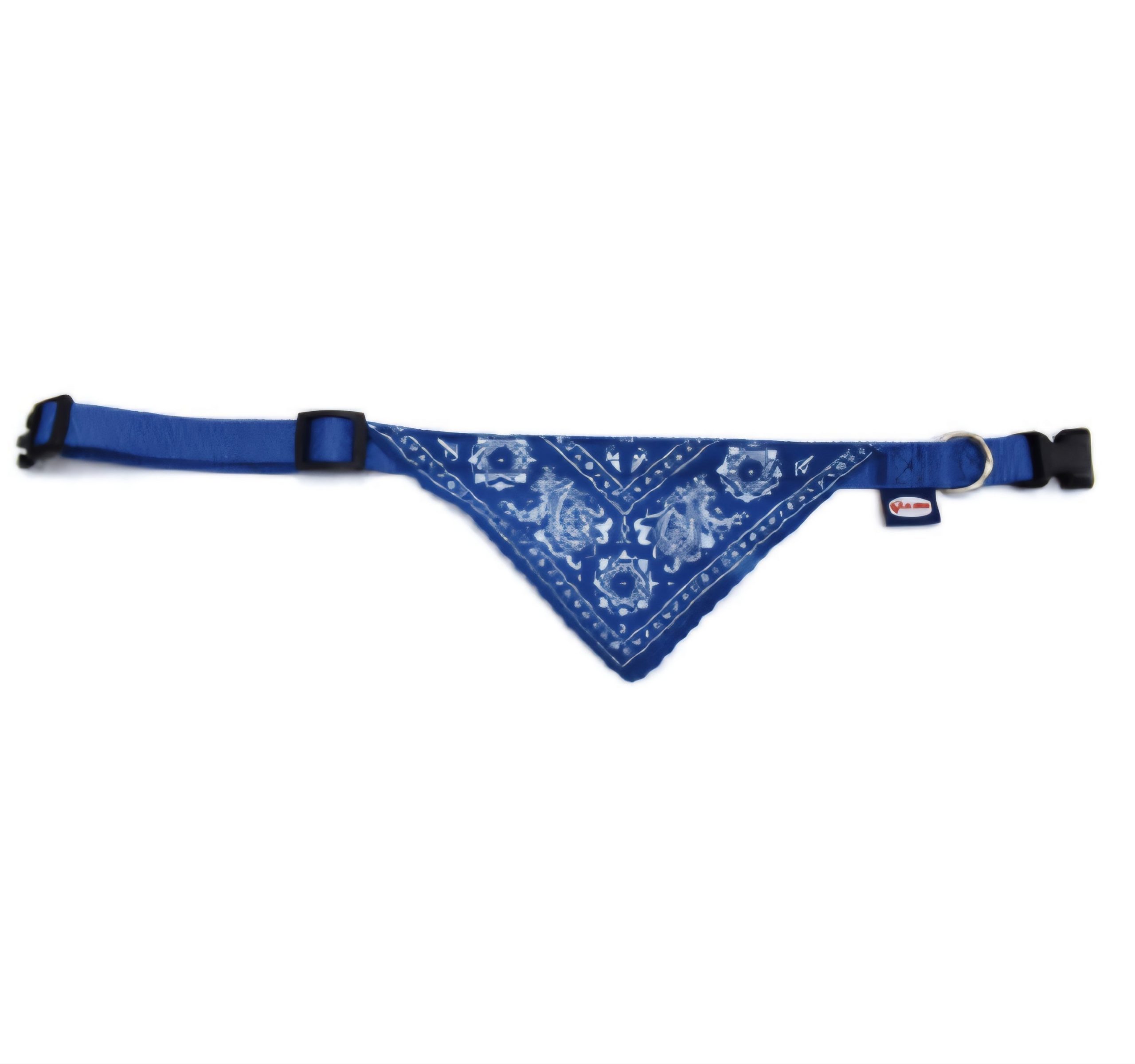 RECORD Collier BANDANA Bleu 1,9x40-