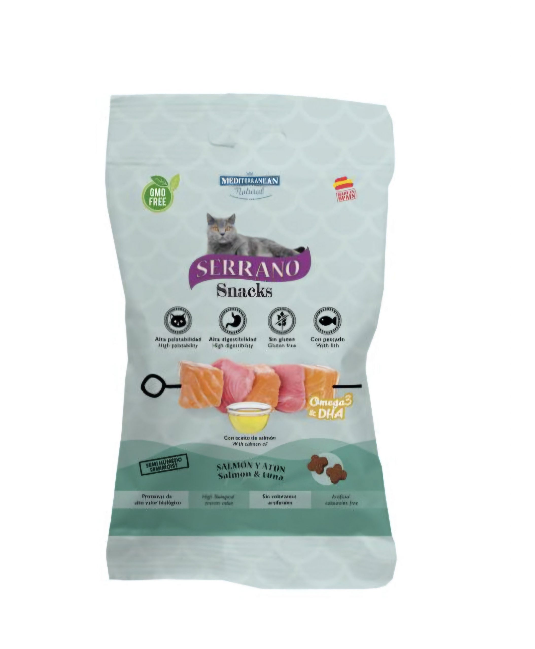 SERRANO SNACK CAT 50G OMEGA 3