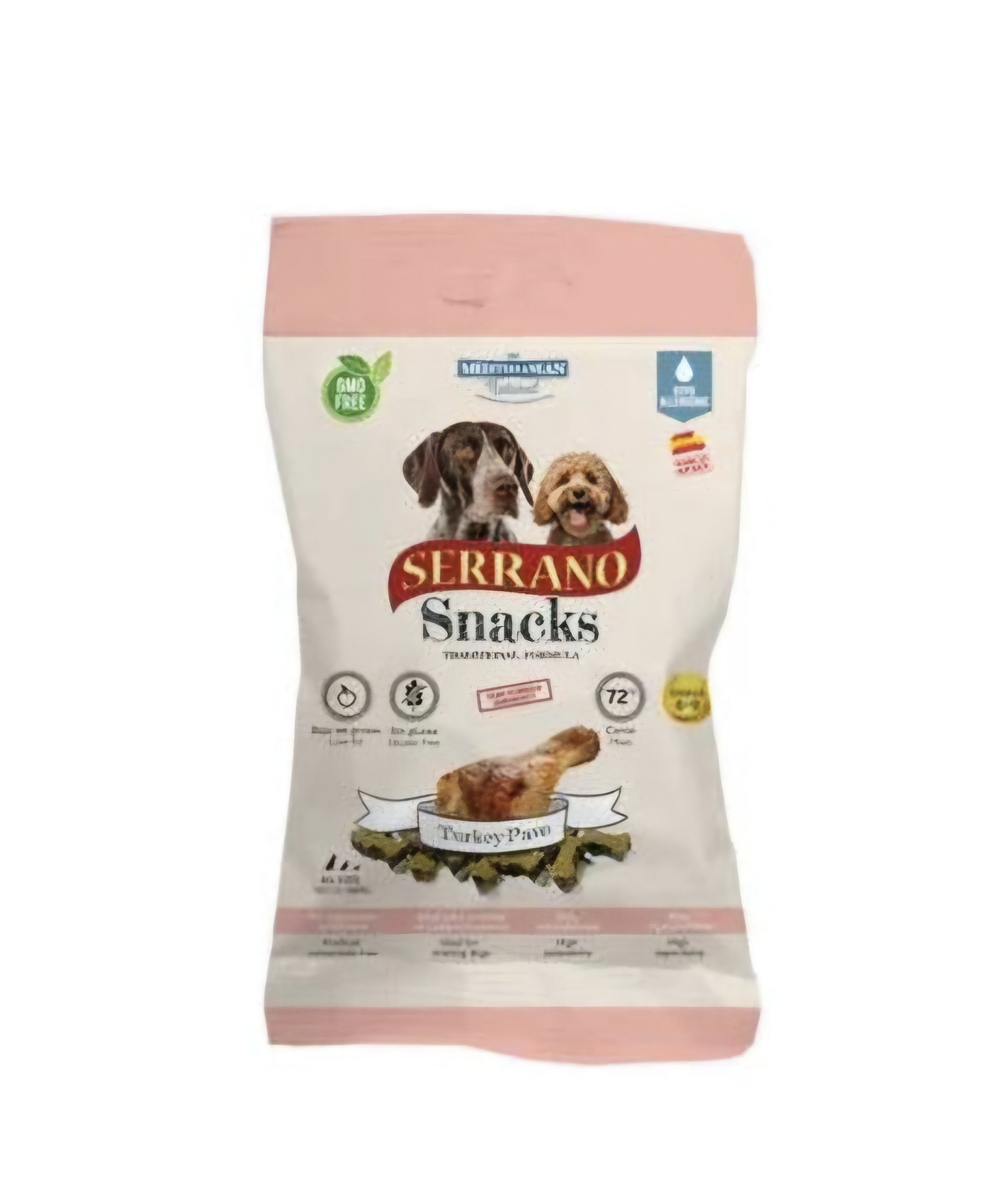 SERRANO SNACK DOGS 100g DINDE