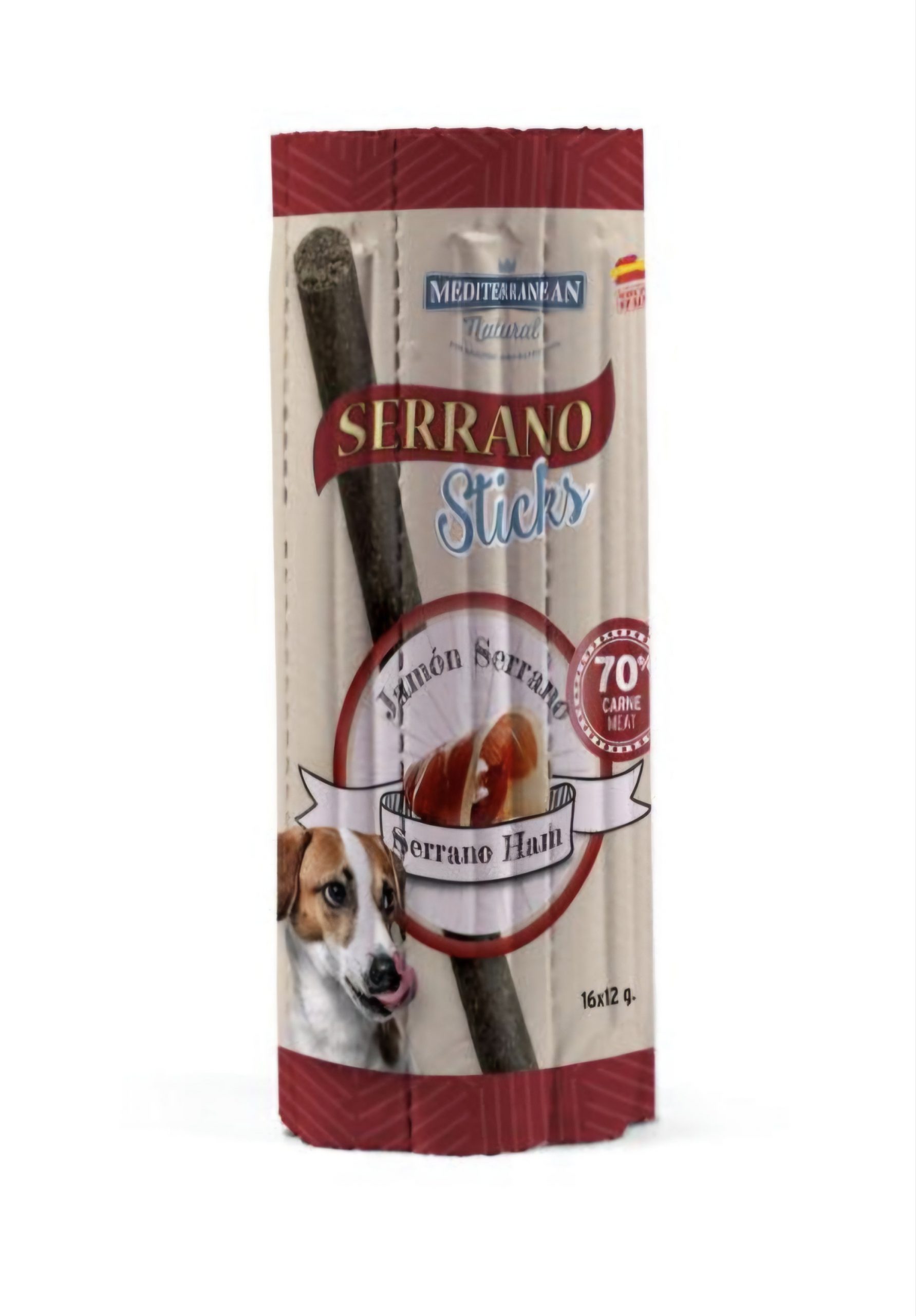 SERRANO STICK SAUMON 16PCS 192GR